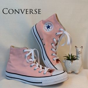 CONVERSE Pink High Tops Size 8
